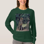 Jaguar in der waldölfarbenen Farbe, Langschläfer-H T-Shirt (Vorderseite)