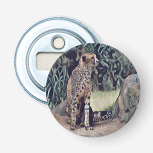 Jaguar in der waldreichen Ölfarbe, Flaschenöffner