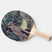 Jaguar in der waldreichen Ölfarbe, Ping Pong Padde Tischtennis Schläger (Seitenansicht)