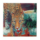 Jaguar in Motion 6234 Fliese (Vorderseite)