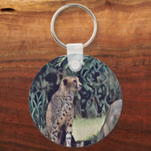 Jaguar In The Forest Oil Paint, Keyring Schlüsselanhänger (Vorderseite)