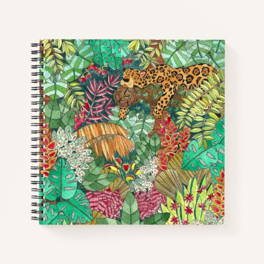 Jaguar Jungle Bullet-Notebook Notizblock (Vorderseite)