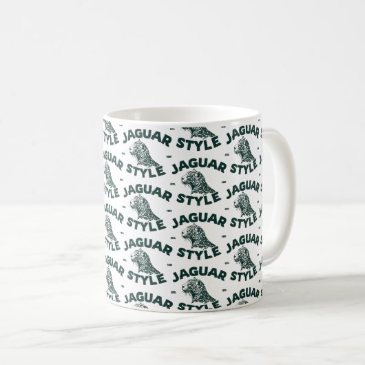 Jaguar Kaffeetasse (VorderseiteRechts)