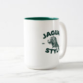 Jaguar-Kaffeetasse Zweifarbige Tasse (VorderseiteRechts)