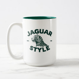 Jaguar-Kaffeetasse Zweifarbige Tasse