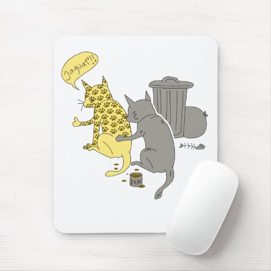 Jaguar Katze Mousepad (Mit Mouse)