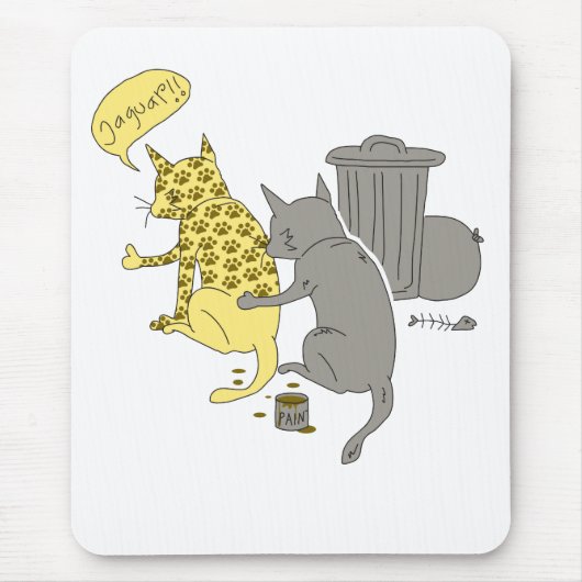 Jaguar Katze Mousepad (Vorne)