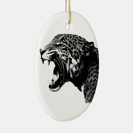 Jaguar Keramik Ornament (Rechts)