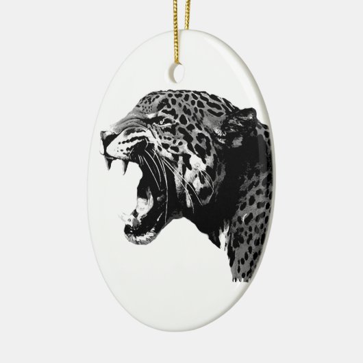 Jaguar Keramik Ornament (Links)
