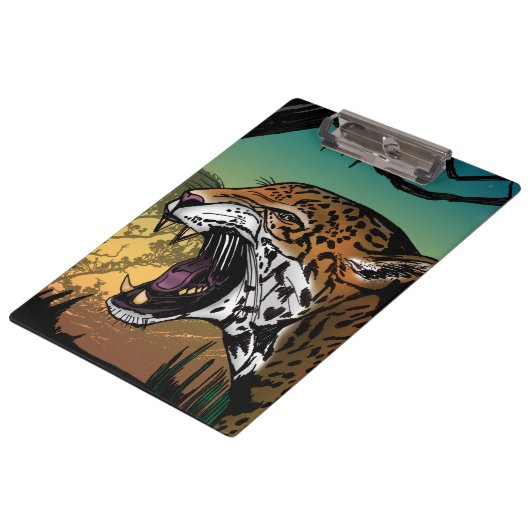 Jaguar Klemmbrett (Schrägansicht)