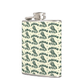 Jaguar-Kolbenflasche Flachmann (Links)