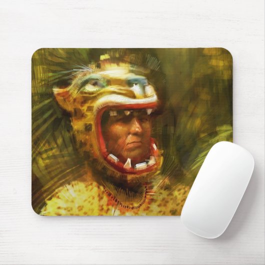 Jaguar-Krieger Mousepad (Mit Mouse)