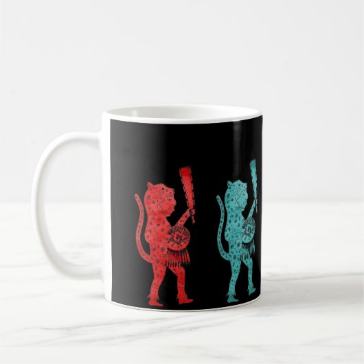 Jaguar-Krieger-Tasse Kaffeetasse (Links)