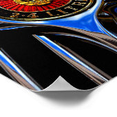 Jaguar Leaper Leaping Cat Poster (Ecke)