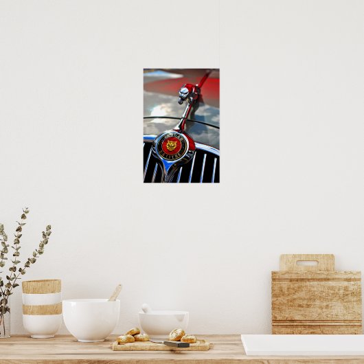 Jaguar Leaper Leaping Cat Poster (Küche)