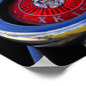 Jaguar Leaper Leaping Cat Poster (Ecke)