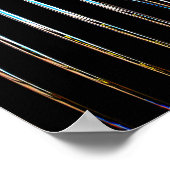 Jaguar Leaper Leaping Cat Poster (Ecke)