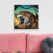 Jaguar Leinwanddruck (Insitu (Wohnzimmer))