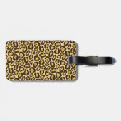 Jaguar Leopard Ribbon Gepäckanhänger (Rückseite horizontal)
