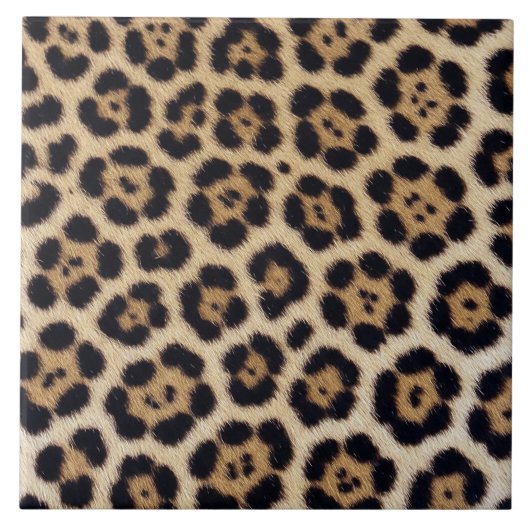 jaguar leopard textur fell haut leder tier pri fliese (Vorderseite)