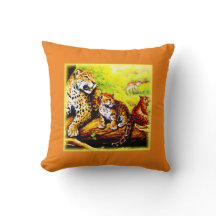 Jaguar Mama und Cubs Relaxen im Dschungel. Jetzt k