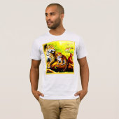 Jaguar Mama und Cubs Relaxen im Dschungel. Jetzt k T-Shirt (Vorne ganz)