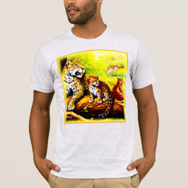 Jaguar Mama und Cubs Relaxen im Dschungel. Jetzt k T-Shirt