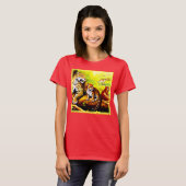 Jaguar Mama und Cubs Relaxen im Dschungel. Jetzt k T-Shirt (Vorne ganz)