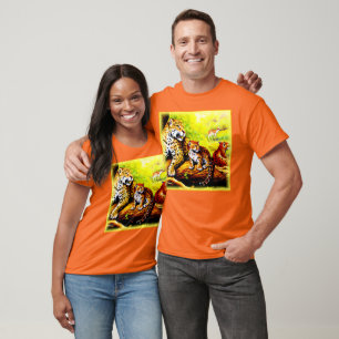 Jaguar Mama und Cubs Relaxen im Dschungel. Jetzt k T-Shirt