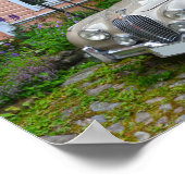 Jaguar Mark 2 in Porvoo, Finnland Poster (Ecke)