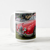 Jaguar Mark 2 Luxussportwagen Kaffeetasse (Vorderseite Links)