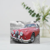 Jaguar Mark 2 Postkarte (Stehend Vorderseite)