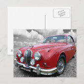 Jaguar Mark 2 Postkarte (Vorne/Hinten)