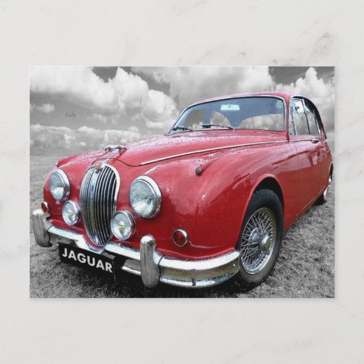 Jaguar Mark 2 Postkarte (Vorderseite)