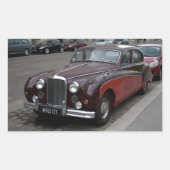 Jaguar Mark IX Rechteckiger Aufkleber (Vorderseite)
