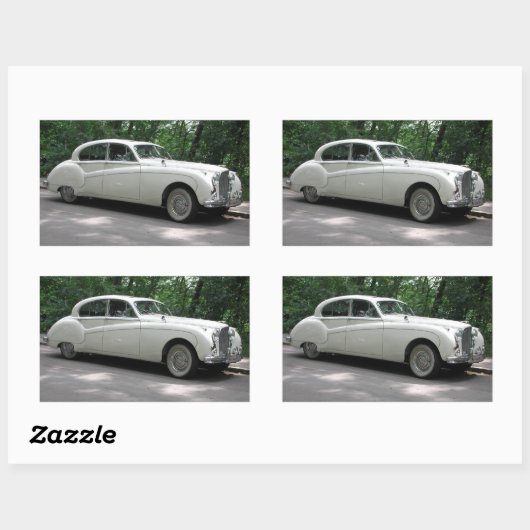 Jaguar Mark IX Rechteckiger Aufkleber (Blatt)