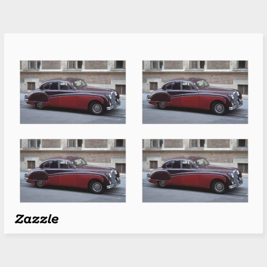 Jaguar Mark IX Rechteckiger Aufkleber (Blatt)