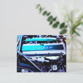 Jaguar Motor Postkarte (Stehend Vorderseite)