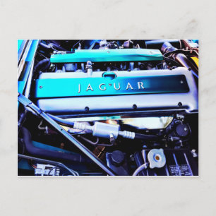 Jaguar Motor Postkarte