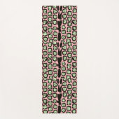 Jaguar Muster in Melon auf der rosa Lemonade Yogamatte (Vorderseite)