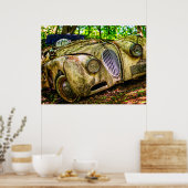 Jaguar Oldtimer Vintage Poster (Küche)