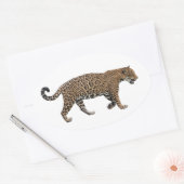 Jaguar Ovaler Aufkleber (Umschlag)