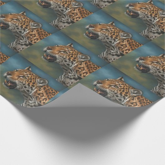 Jaguar-Packpapier Geschenkpapier (Ecke)