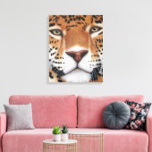 Jaguar Painting Leinwanddruck (Insitu (Wohnzimmer))