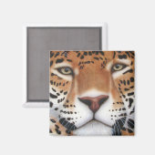 Jaguar Painting Magnet (Vorderseite/Rückseite)