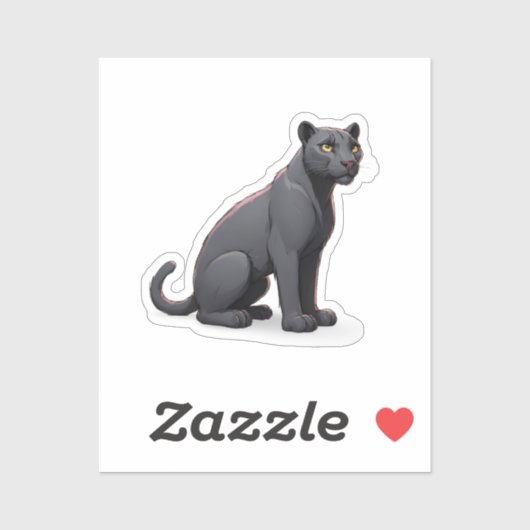 Jaguar Panther Aufkleber (Blatt)