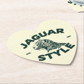 Jaguar Paper Coaster Untersetzer (angewinkelt)