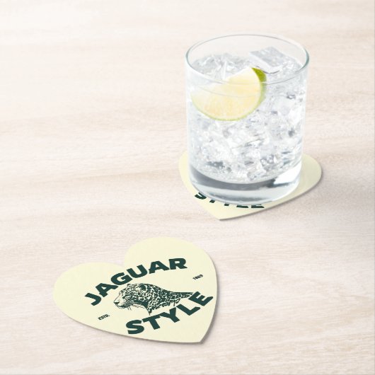 Jaguar Paper Coaster Untersetzer (Vor Ort)