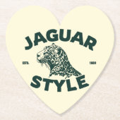 Jaguar Paper Coaster Untersetzer (Vorderseite)