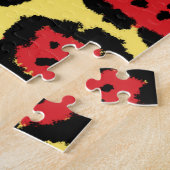 Jaguar Pattern in Blood Orange on Lemon Curd Puzzle (Seite)